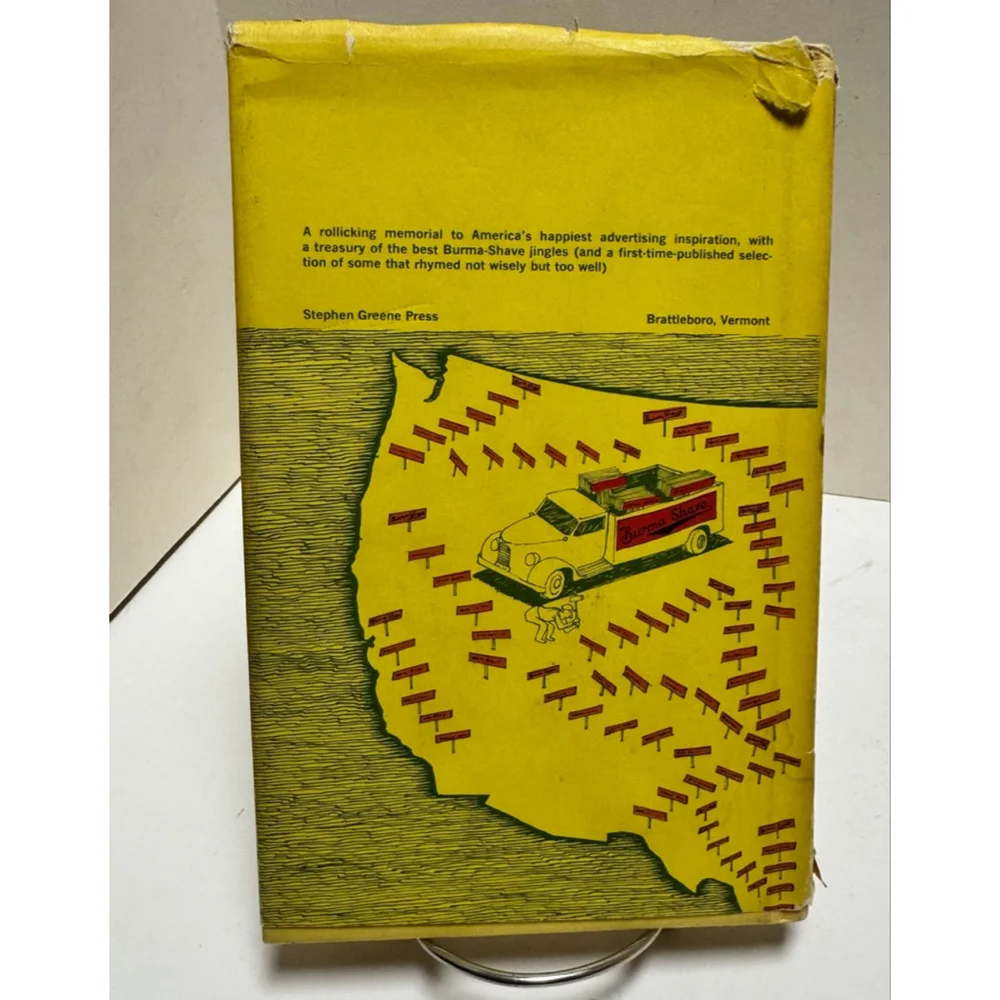 1972 The Verse by The Side of The Road by Rowsome Burma-Shave Signs HC